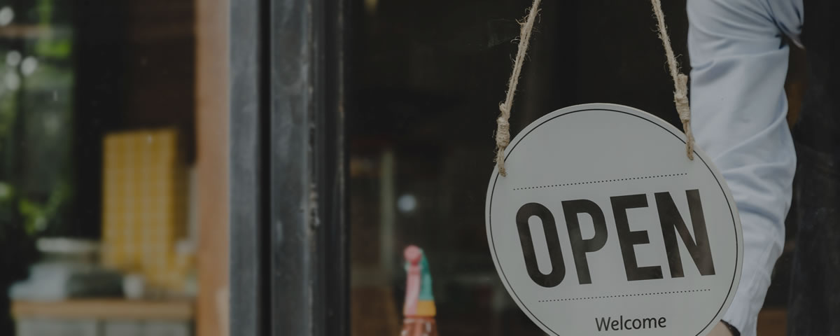 Small Business, Open Sign